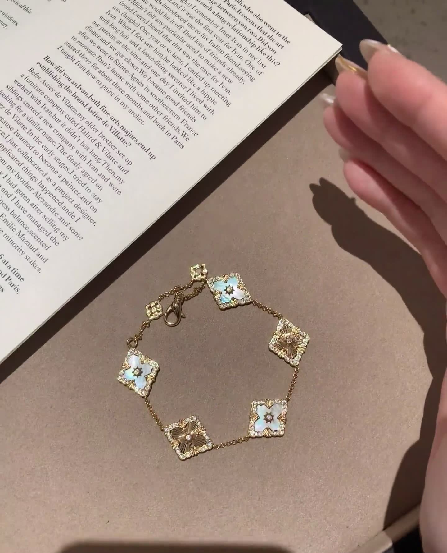 Buccellati Van Cleef & Arpels Vintage Alhambra Bracelet